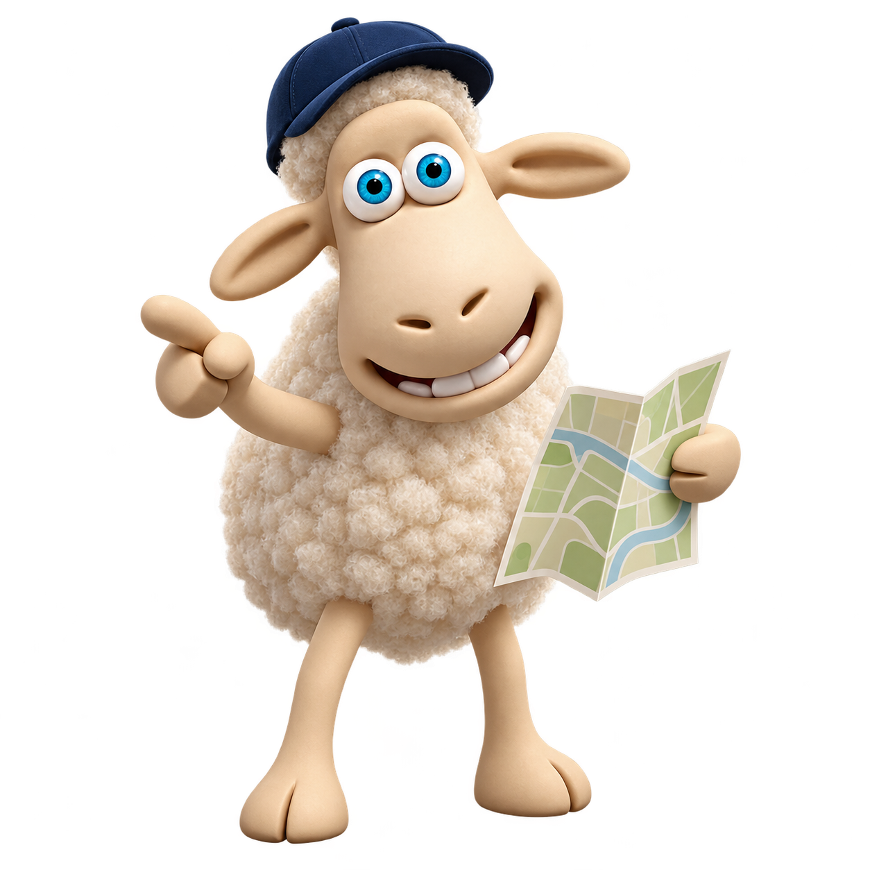 Serta sheep mascot