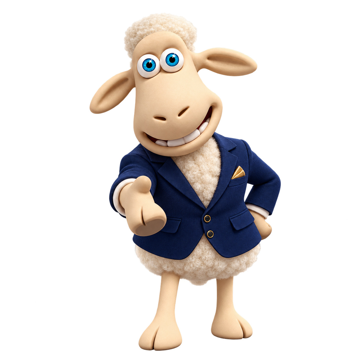 Serta sheep mascot