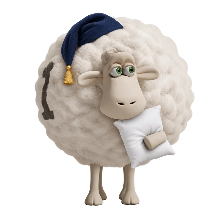 Serta sheep mascot