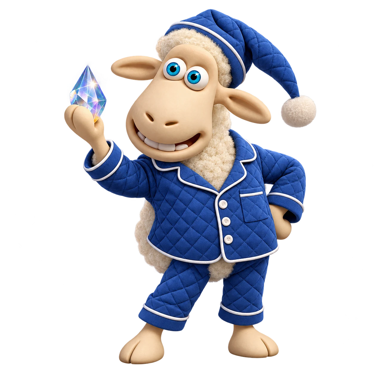 Serta sheep mascot