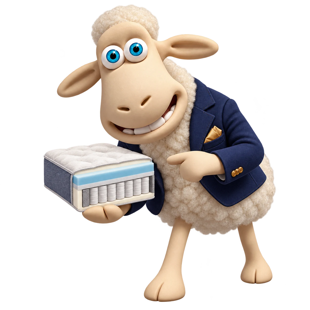 Serta sheep mascot