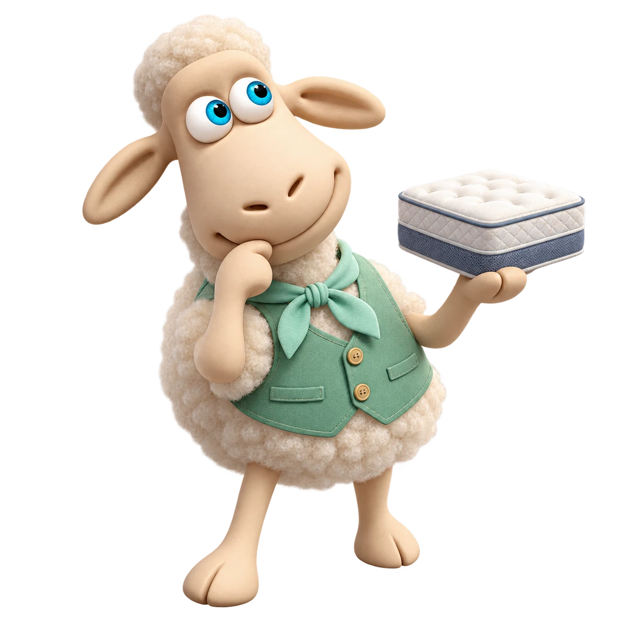 Serta sheep mascot
