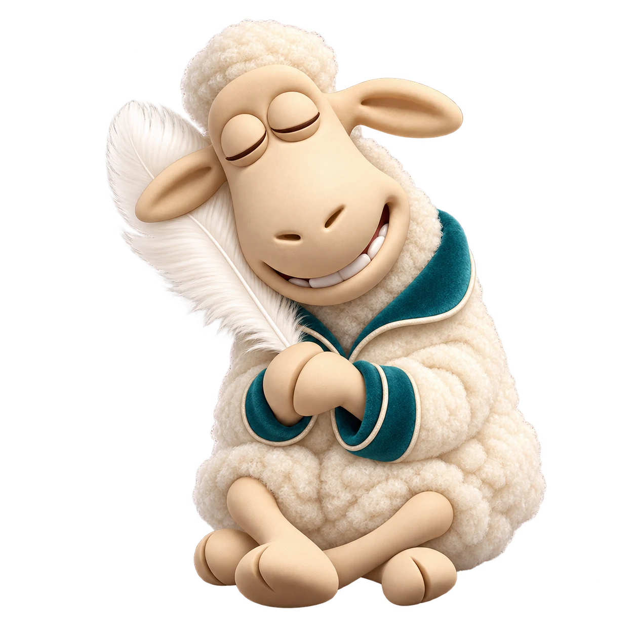 Serta sheep mascot