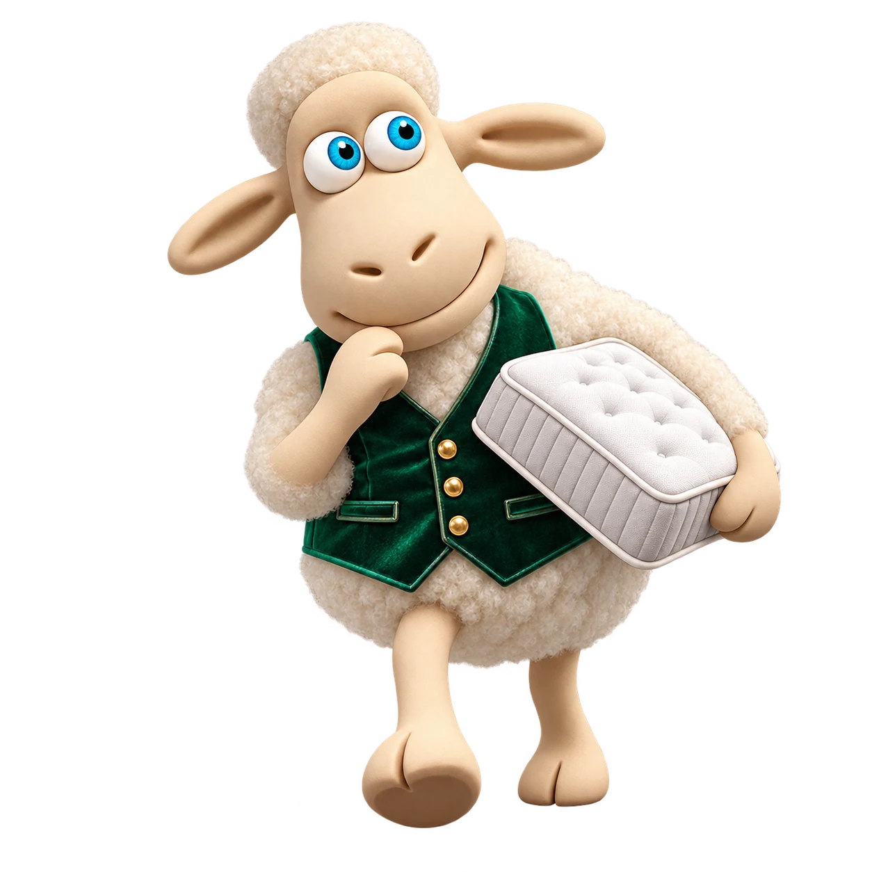 Serta sheep mascot