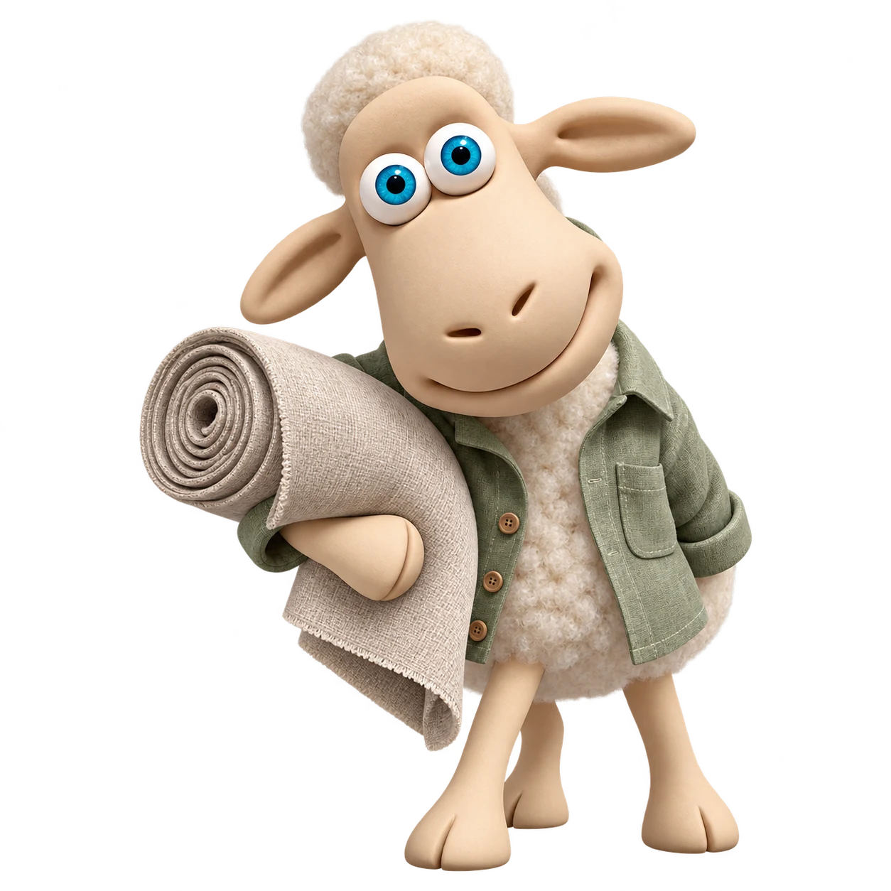 Serta sheep mascot