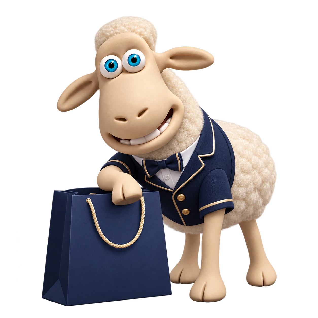 Serta sheep mascot