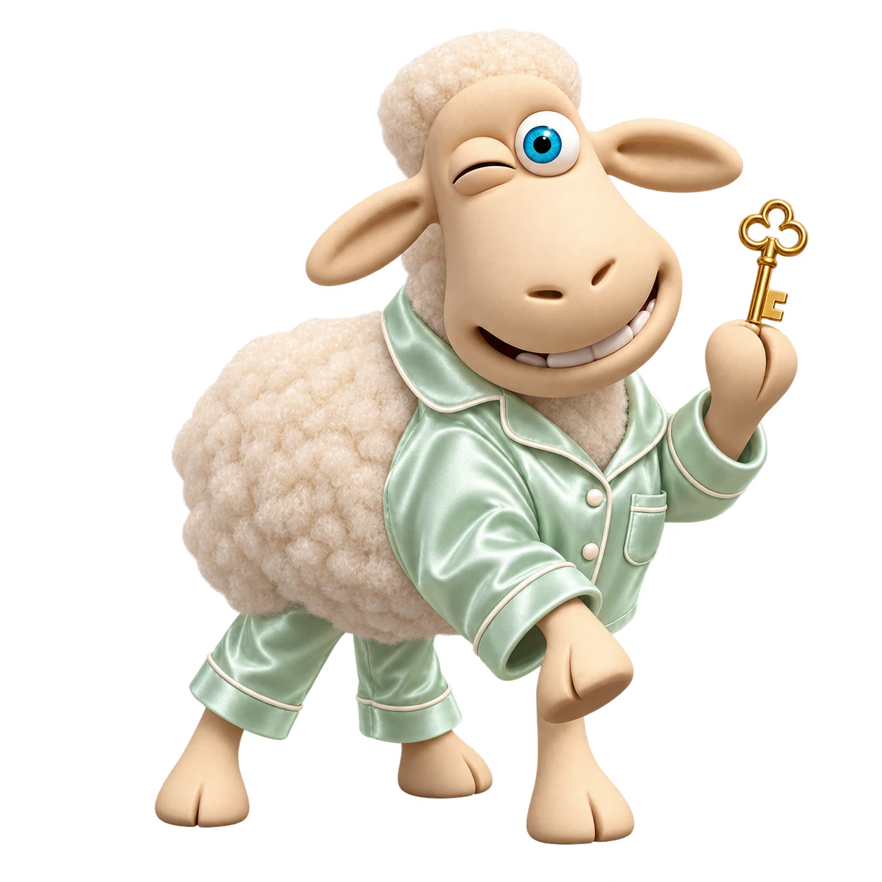 Serta sheep mascot