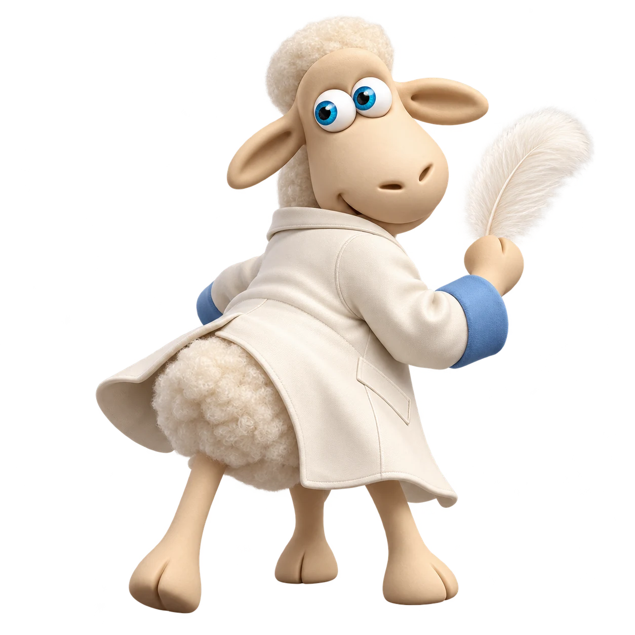 Serta sheep mascot