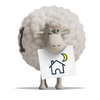 Serta Counting Sheep mascot